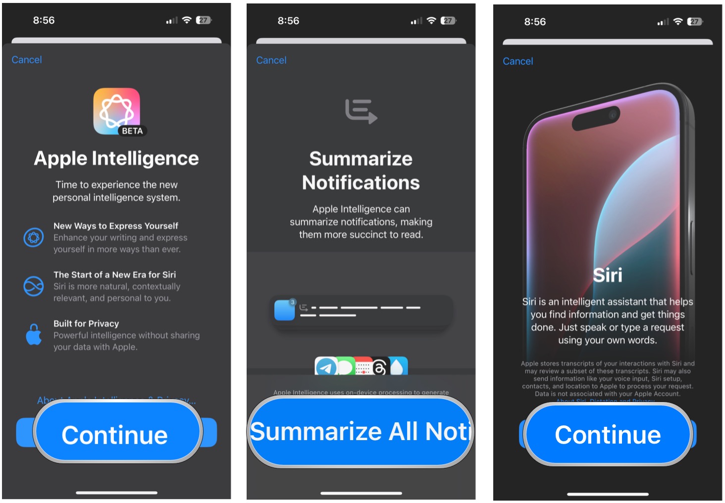 Как подписаться на функции Apple Intelligence в iOS 18.1