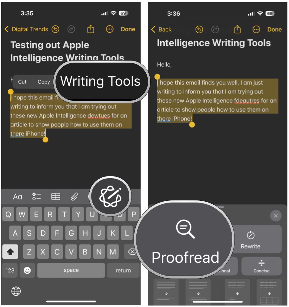 How to use Apple Intelligence Writing Tools on your iPhone