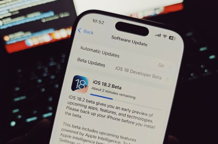 Image of article: The iOS 18.2 beta, with n…