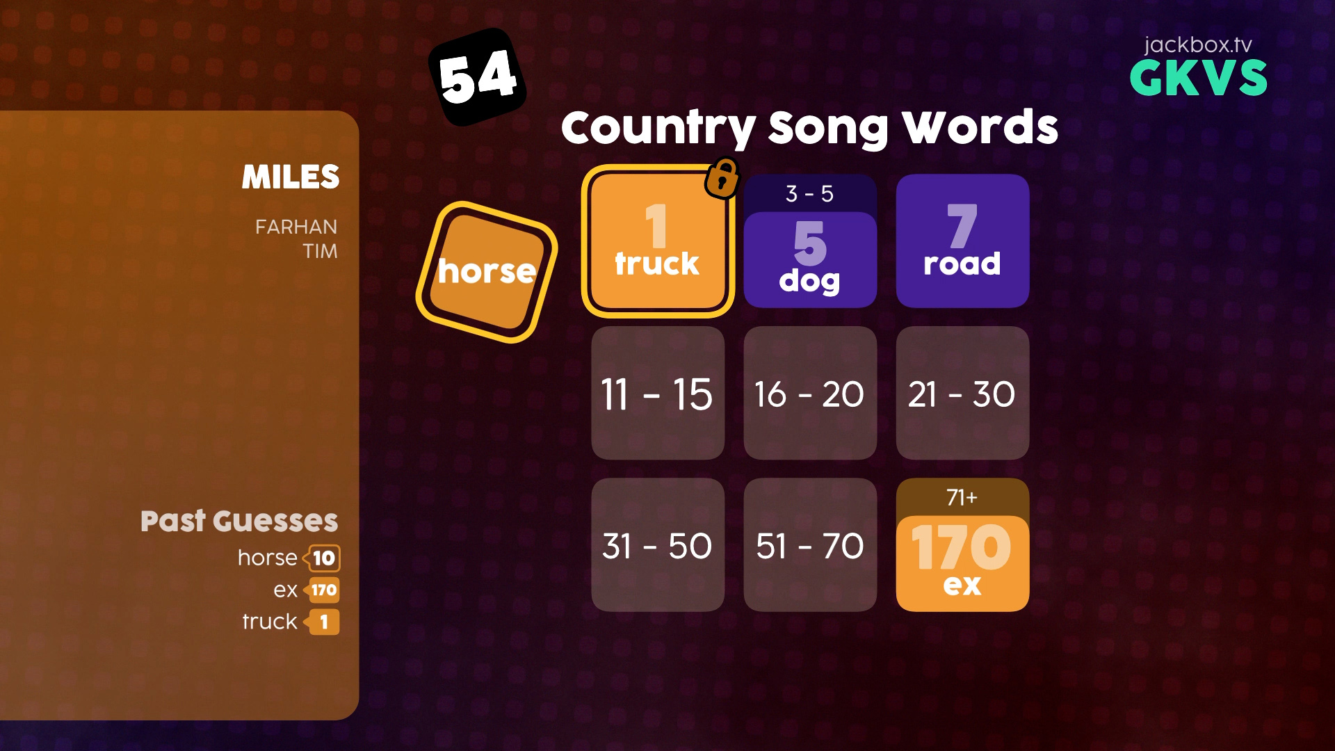 A grid of squares appears in The Jackbox Survey Scramble.