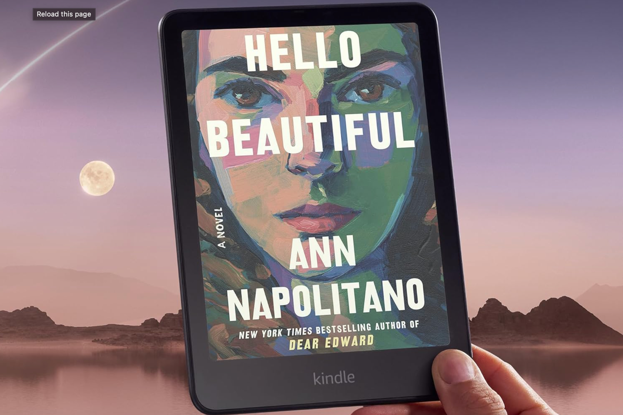 Profil avant de l'Amazon Kindle Colorsoft Signature Edition