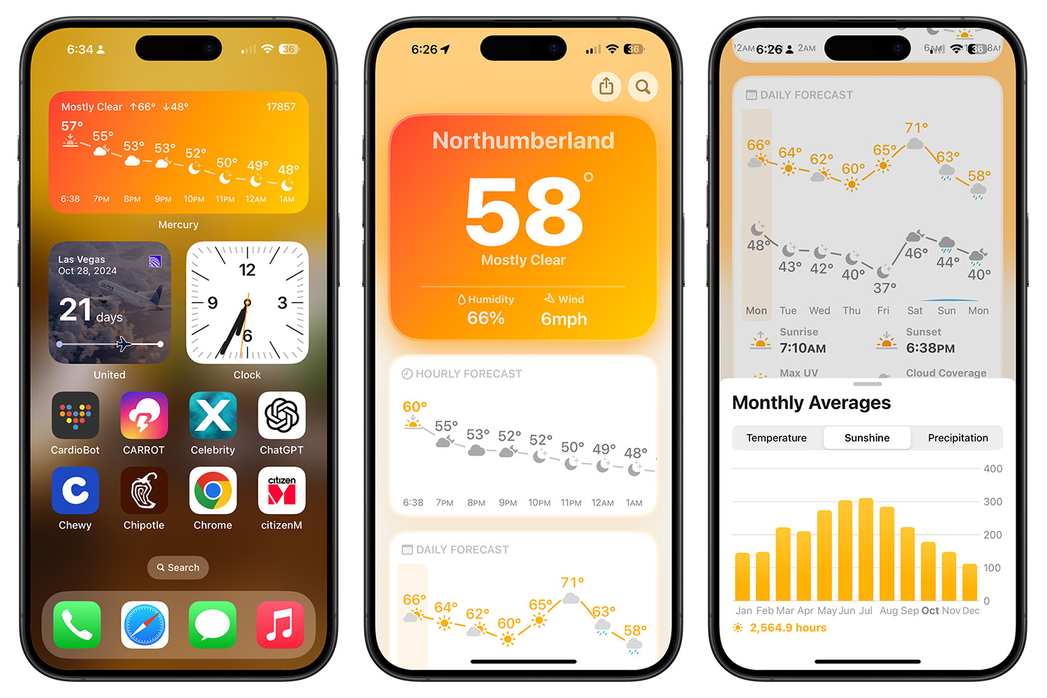 Лучшие погодные приложения для iPhone в 2024 году: AccuWeather, Carrot и другие.