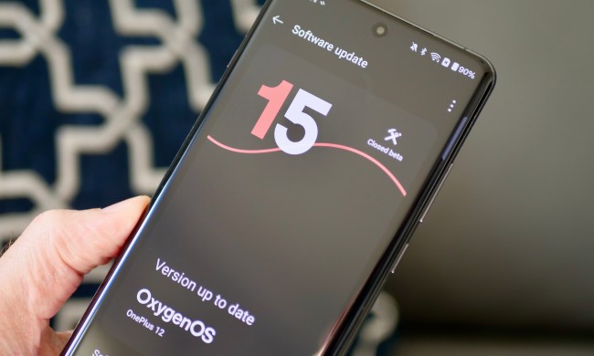 The OxygenOS 15 screen on the OnePlus 12.