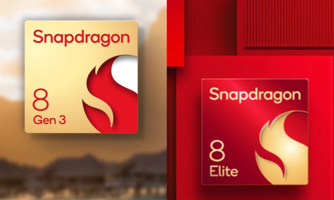 Side by side comparison of Qualcomm Snapdragon 8 Gen 3 and Snapdragon 8 Elite.