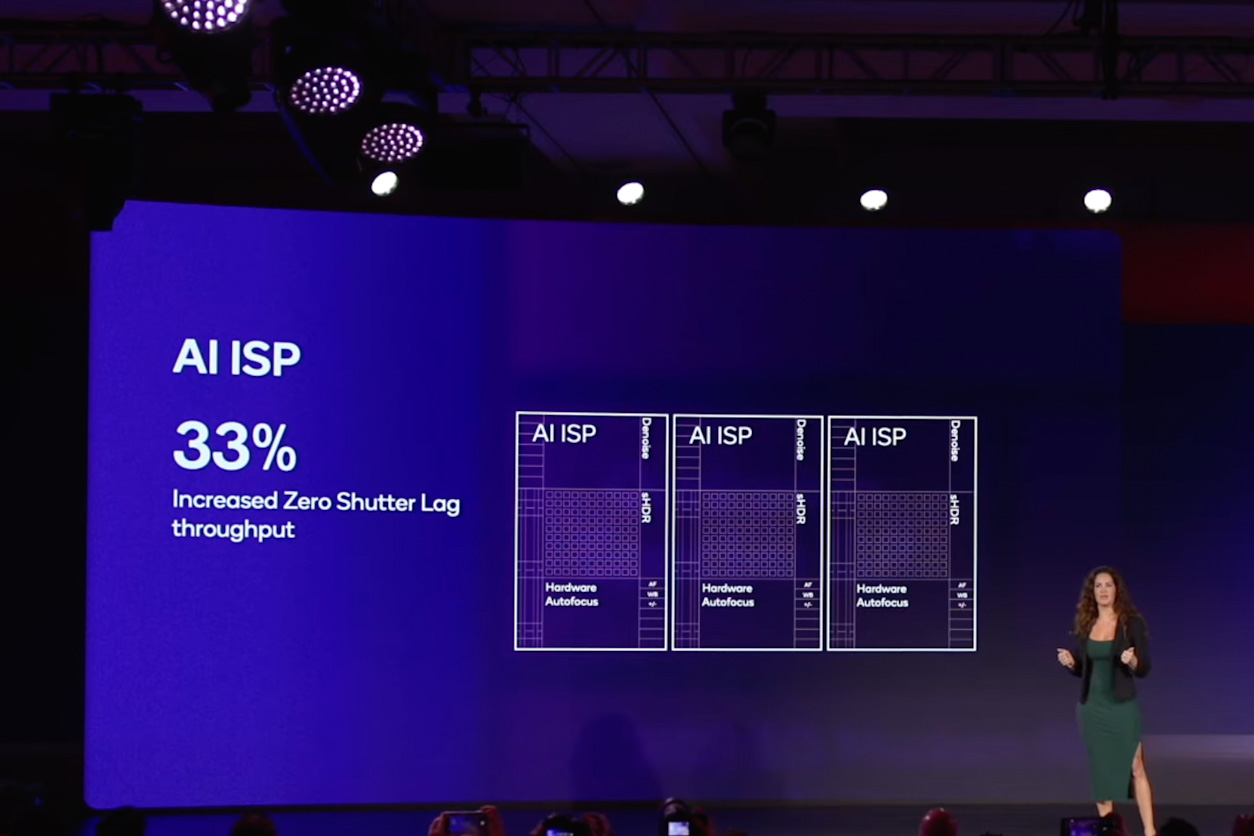 Motor de imagen instalado en el SoC Qualcomm Snapdragon 8 Elite.