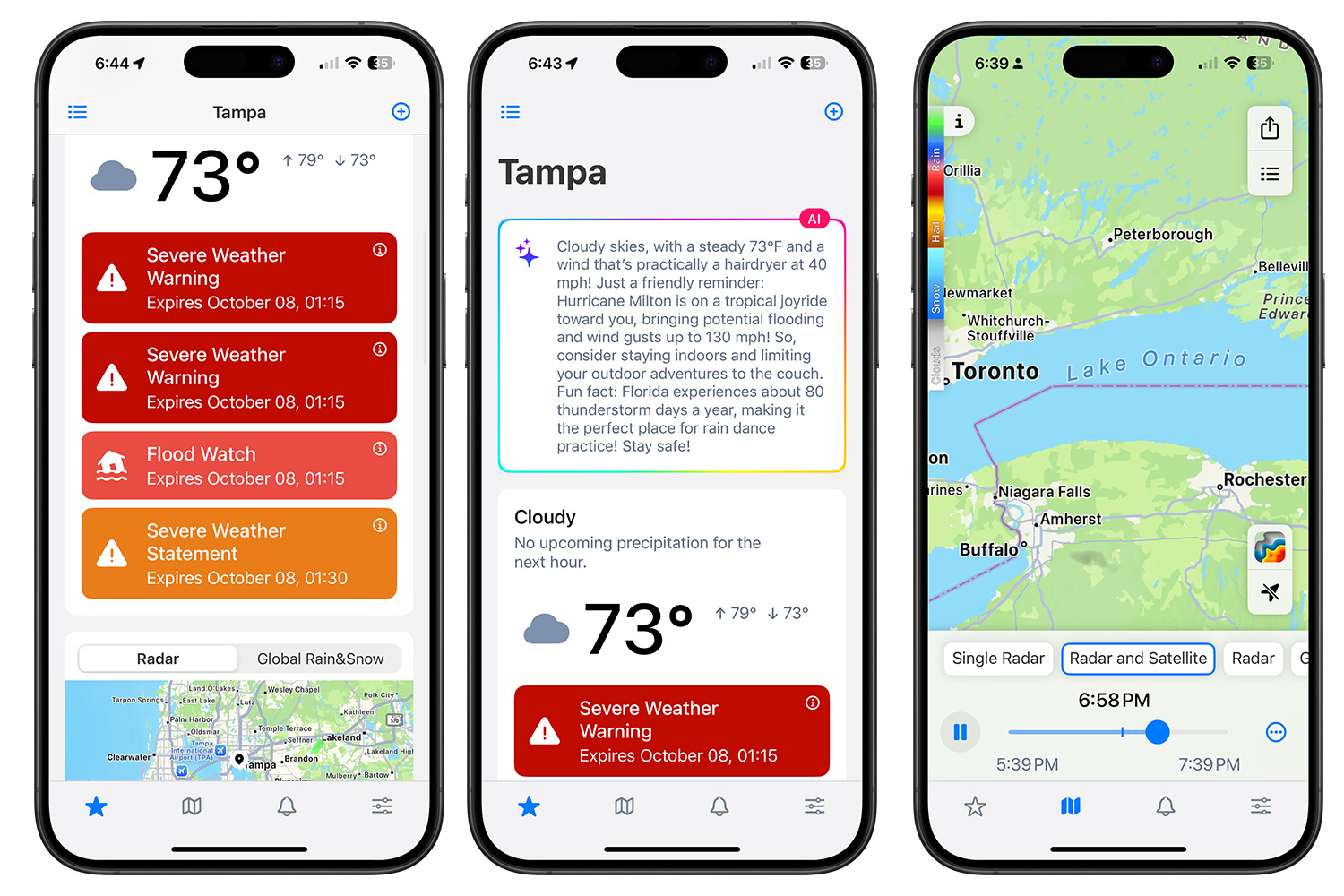 Лучшие погодные приложения для iPhone в 2024 году: AccuWeather, Carrot и другие.