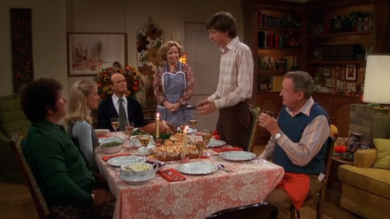 Die Formans veranstalten in „That '70s Show“ ein Thanksgiving-Dinner.