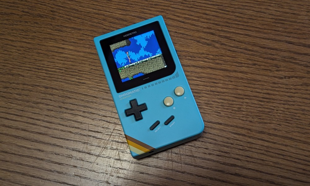 A Chromatic plays Tomb Raider for Game Boy Color.