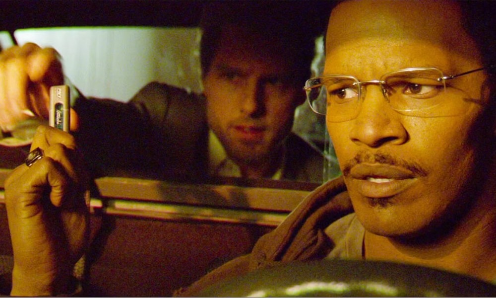 Tom Cruise and Jamie Foxx in Collateral.