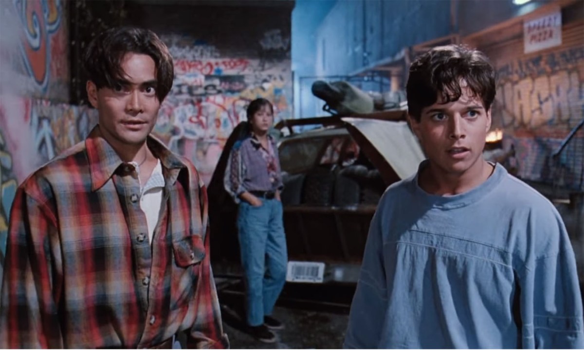 Mark Dacascos and Scott Wolf in Double Dragon.