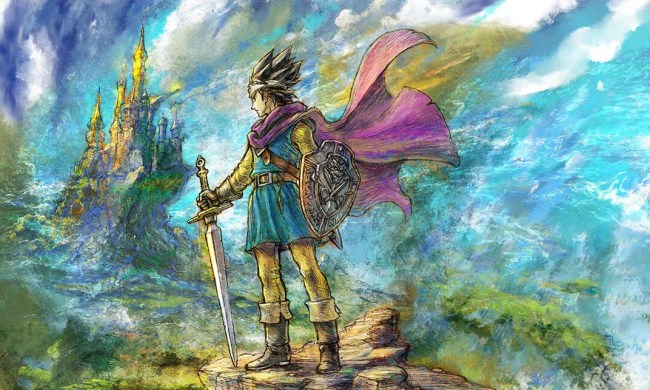 The hero in Dragon Quest 3 2D-HD remake