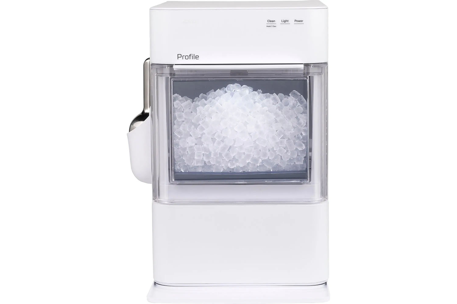 The GE Profile Opal 2.0 Ultra Nugget Ice Maker on a white background.