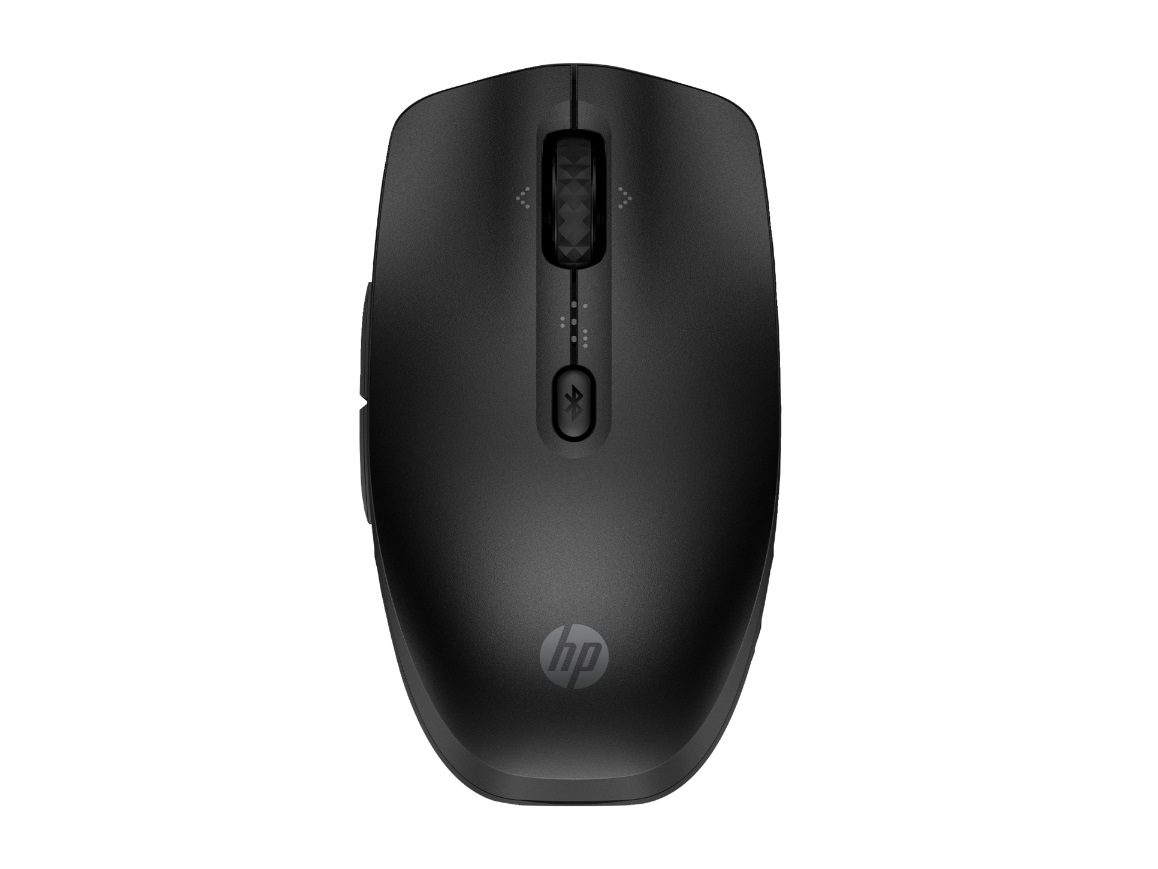 Uma vista superior do mouse Bluetooth programável HP 420.