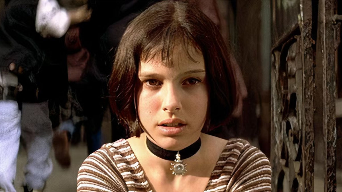 Natalie Portman em Leon: O Profissional.