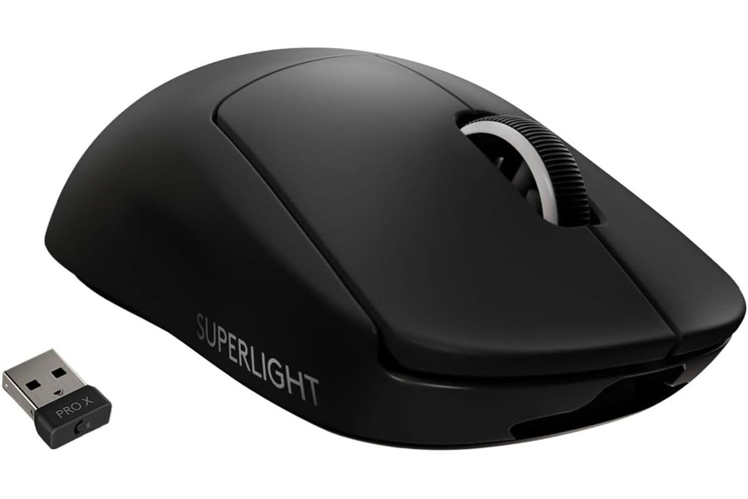 La souris de jeu Logitech G Pro X Superlight sur fond blanc.