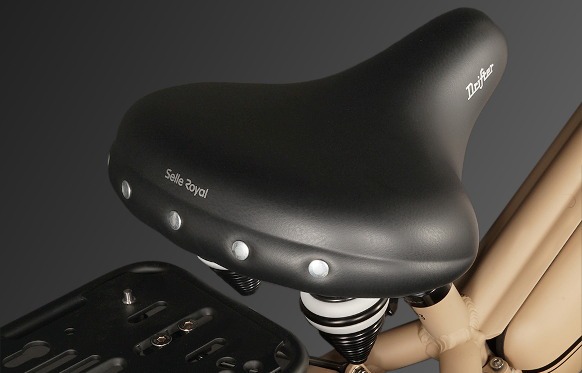 MOD Easy Sidecar Sahara limited edition e-bike Selle Royal seat.