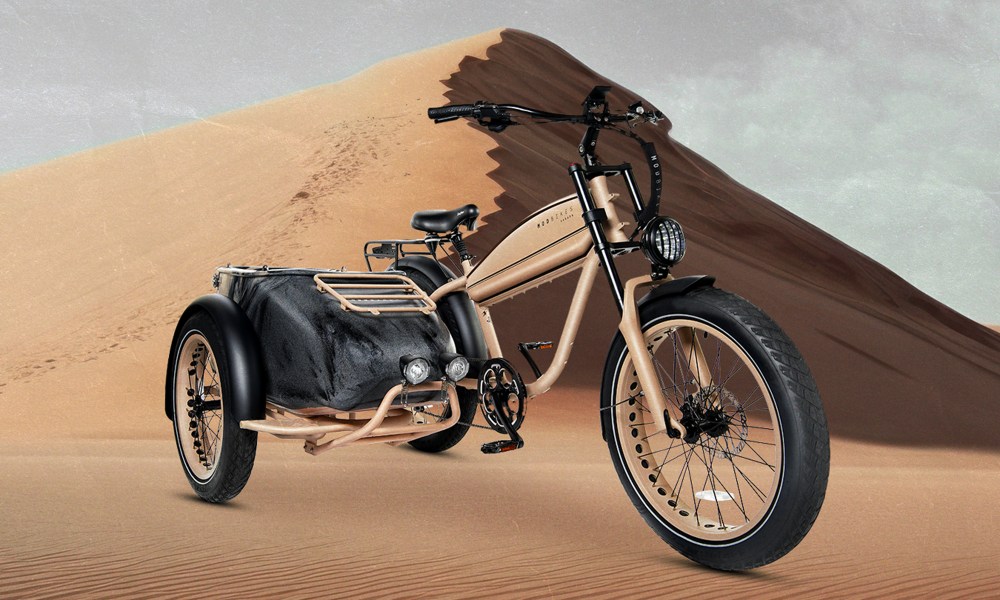 MOD Easy Sidecar Sahara limited edition e-bike.