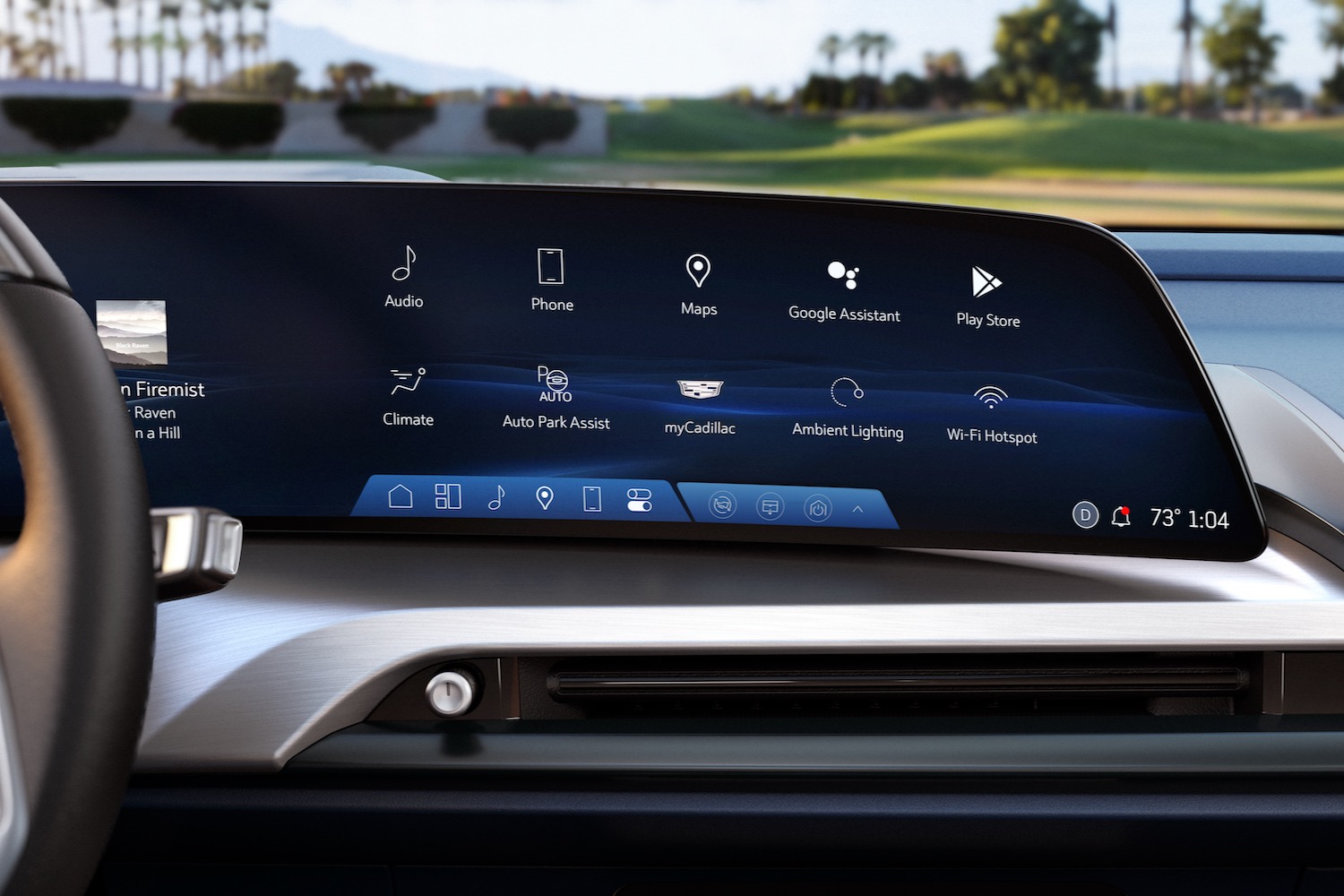 2026 Cadillac Vistiq touchscreen.