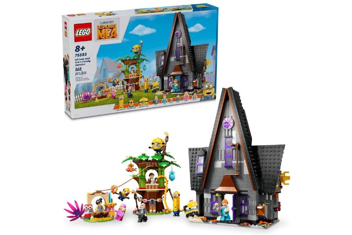 „Ich – Einfach unverbesserlich 4“ – Lego-Set „Minions and Gru's Family Mansion“.