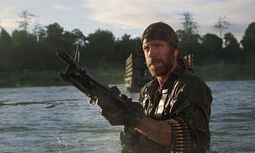 Chuck Norris in Missing in Action.