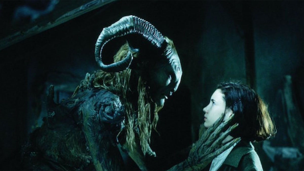 Doug Jones and Ivana Baquero in Pan's Labyrinth.