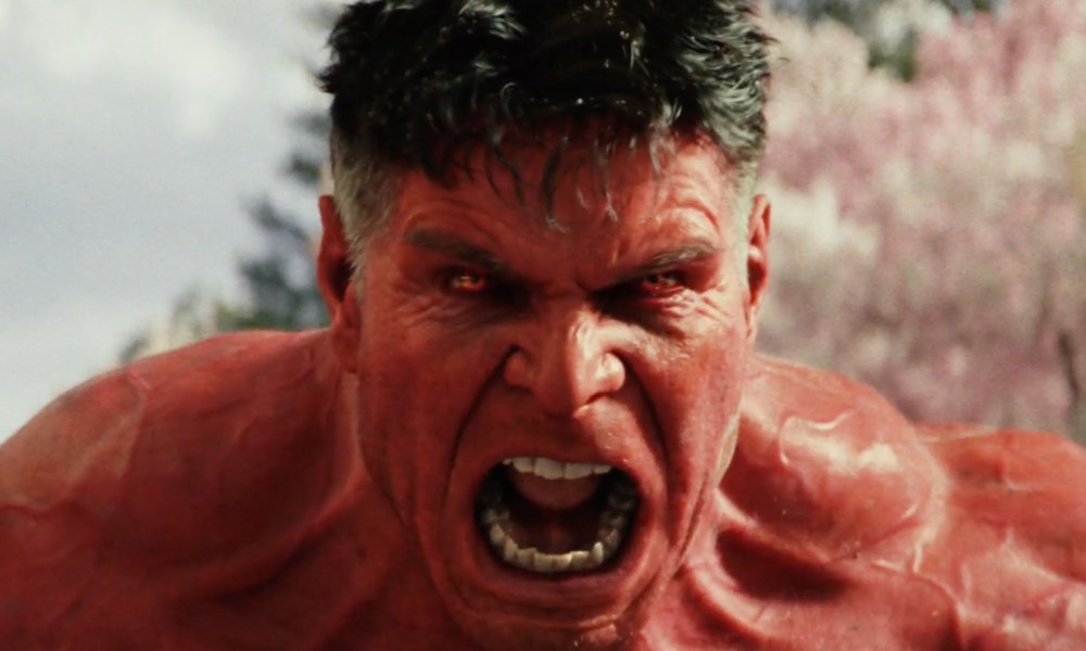 Red Hulk roars in Captain America: Brave New World.