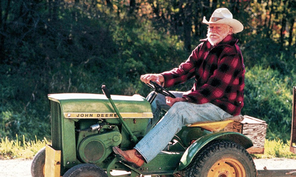 Richard Farnsworth in The Straight Story