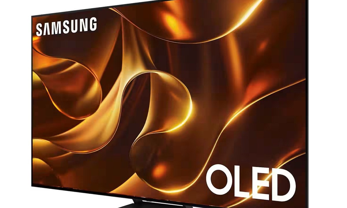 The Samsung S84D Series 4K OLED TV on a white background.