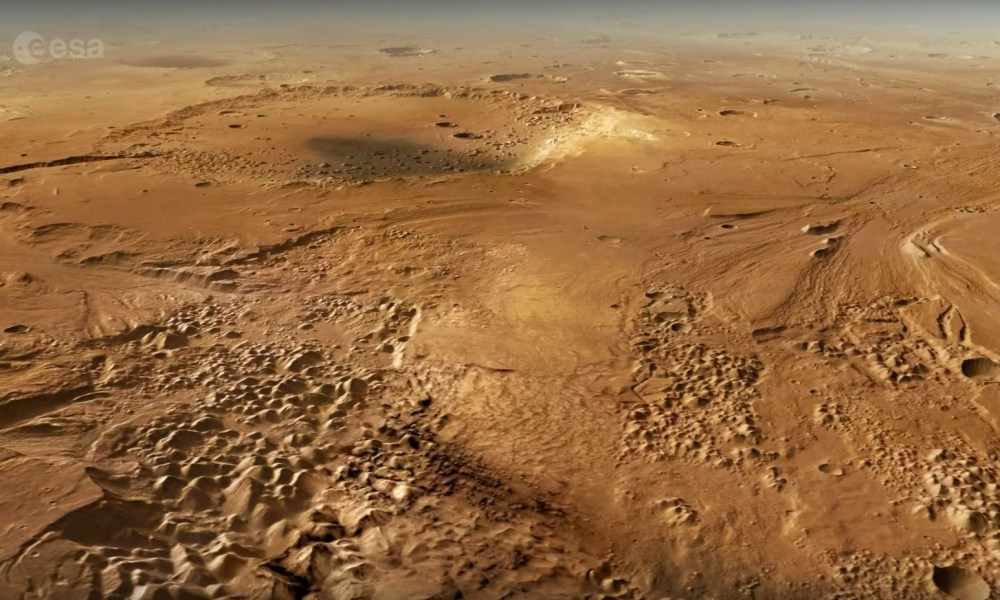 Take a flight over Mars’ Ares Vallis in a new video from Mars Express