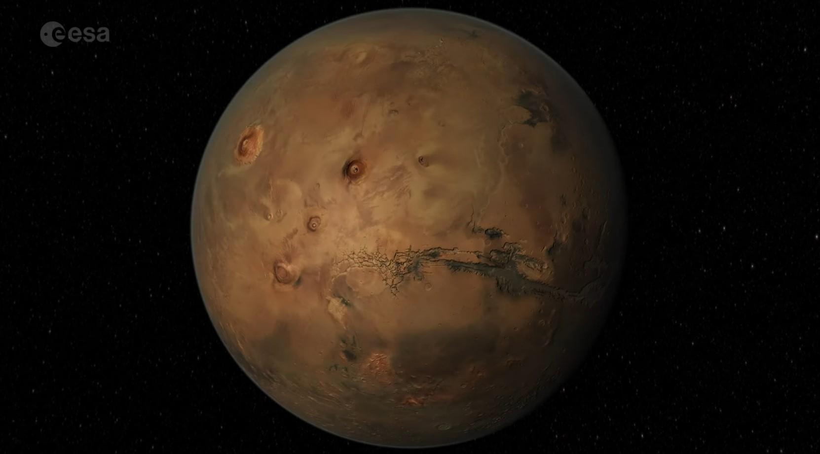 Machen Sie einen Flug über das Ares Vallis des Mars in einem neuen Video von Mars Express - Screenshot 2024 11 30 234209