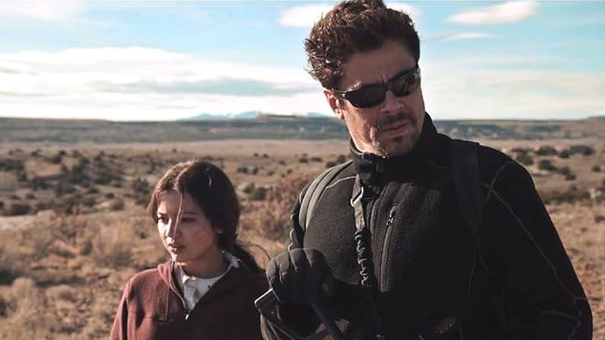 Isabela Merced und Benicio del Toro in Sicario: Tag des Soldado.