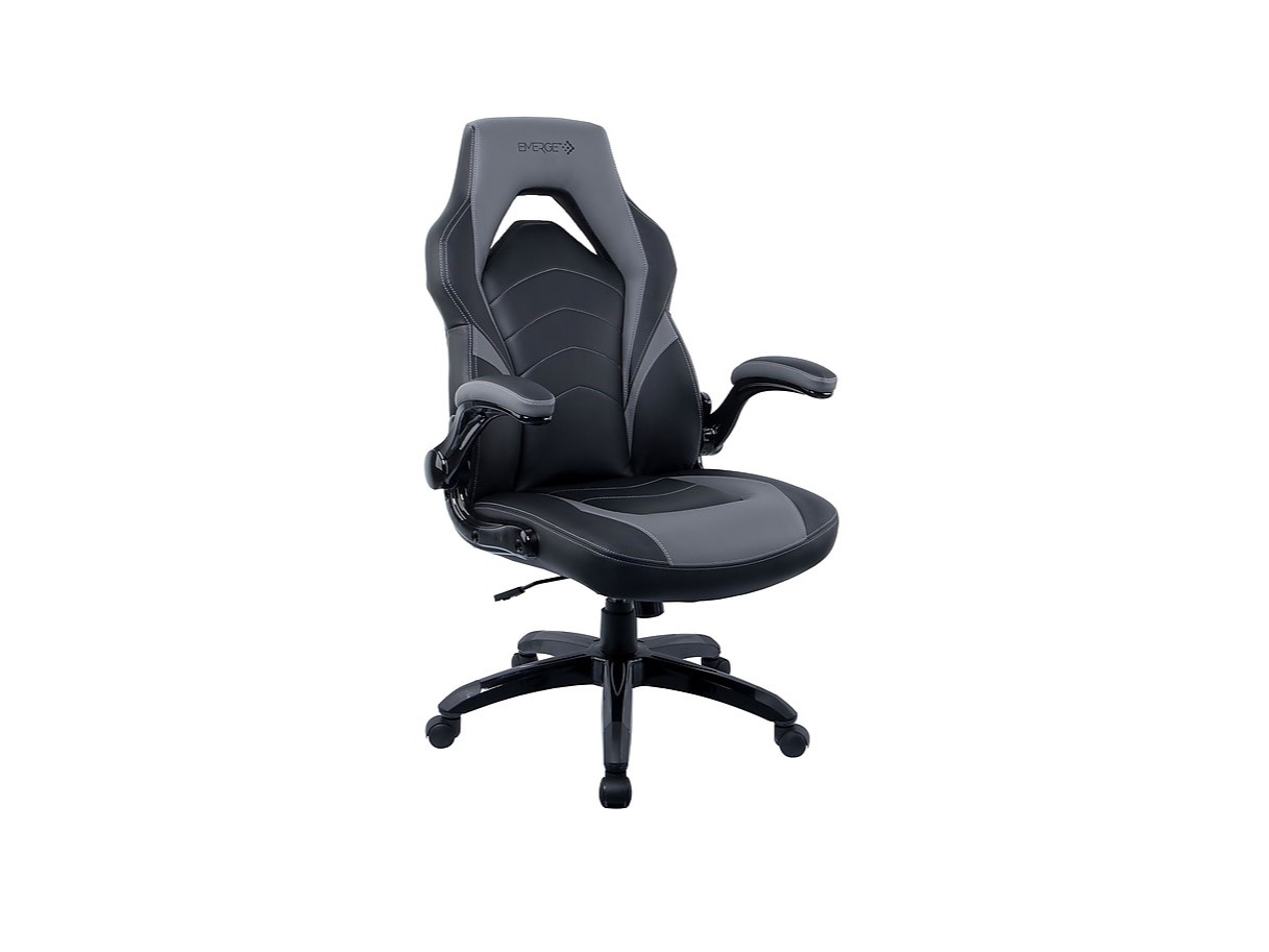 Staples Emerge Vortex Ergonomischer Gaming-Stuhl aus gebundenem Leder