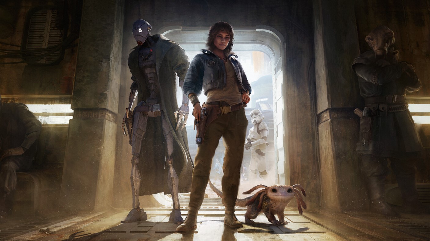 Concept art for the main characters of Star Wars Outlaws.