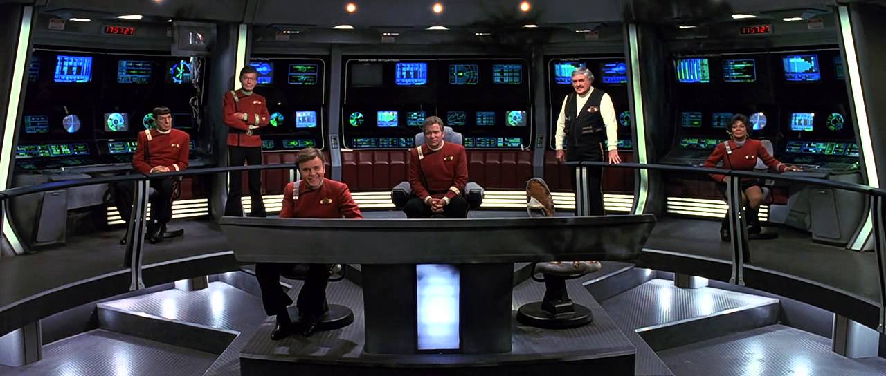 L'équipage de l'Enterprise dans The Undiscovered Country