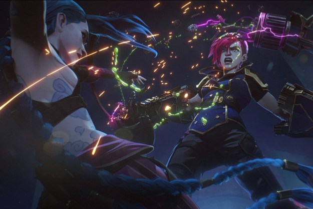 Violet fights Jinx in Arcane season 2.