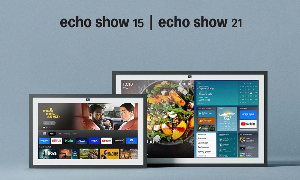 Amazon's new Echo Show 21 and updated Echo Show 15.