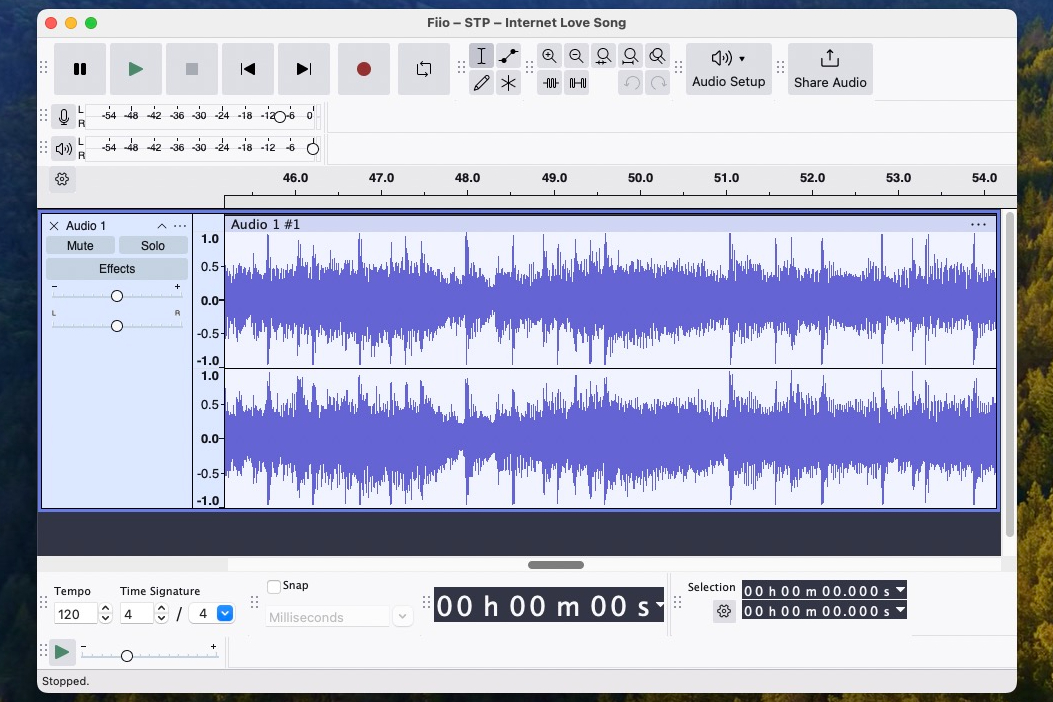 Enregistrement d'un CD depuis le lecteur CD Fiio DM13 vers le logiciel Audacity.