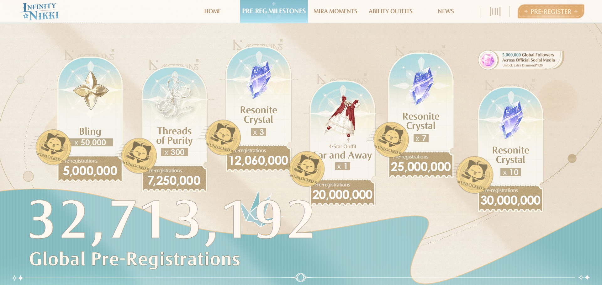 How to preregister for Infinity Nikki and get all milestone rewards