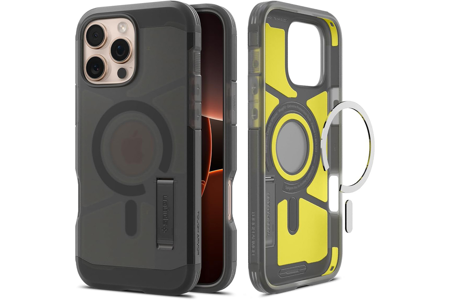 Spigen Tough Armor AI for iPhone 16 Pro. 