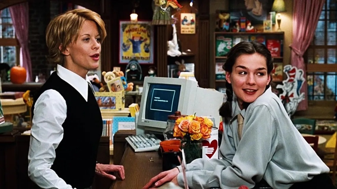 Two women talk in You've Got Mail.