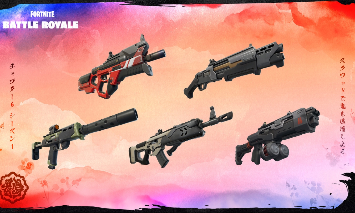 Fortnite Chapter 6 Weapons