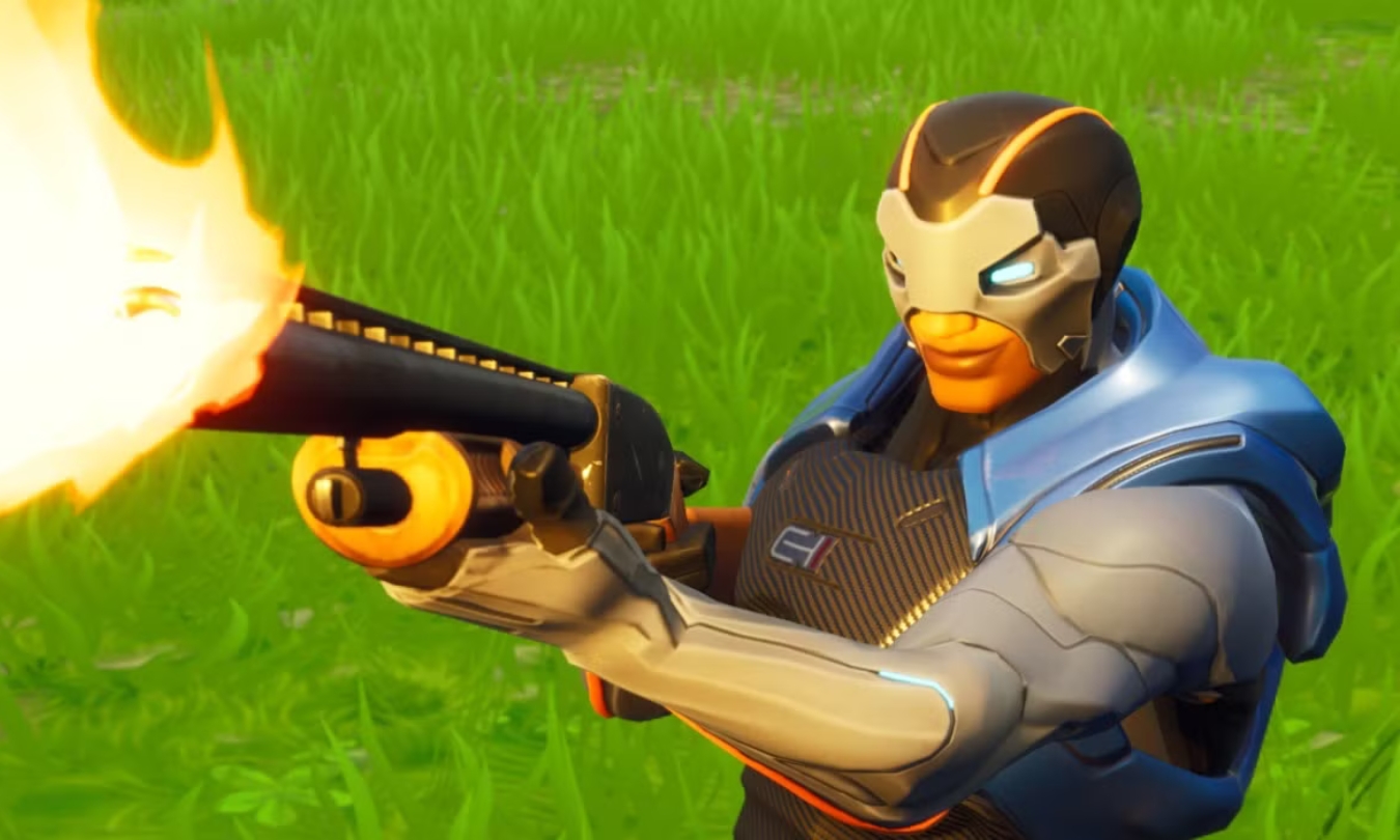 Peau Fortnite Omega avec fusil de chasse