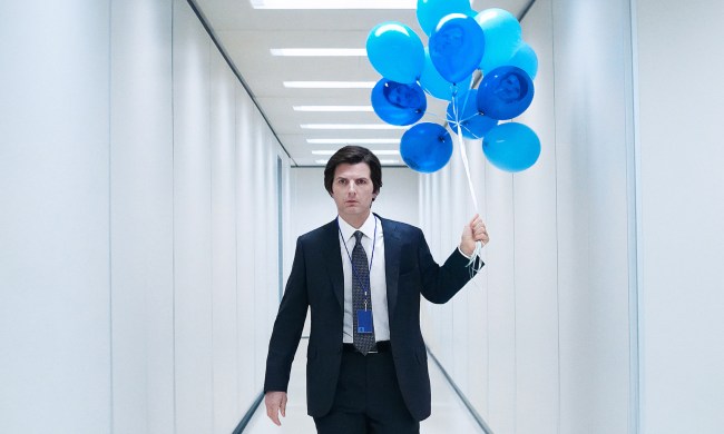 severance season 2 trailer adam scott apple tv plus reveals marks new mission carries blue balloons in