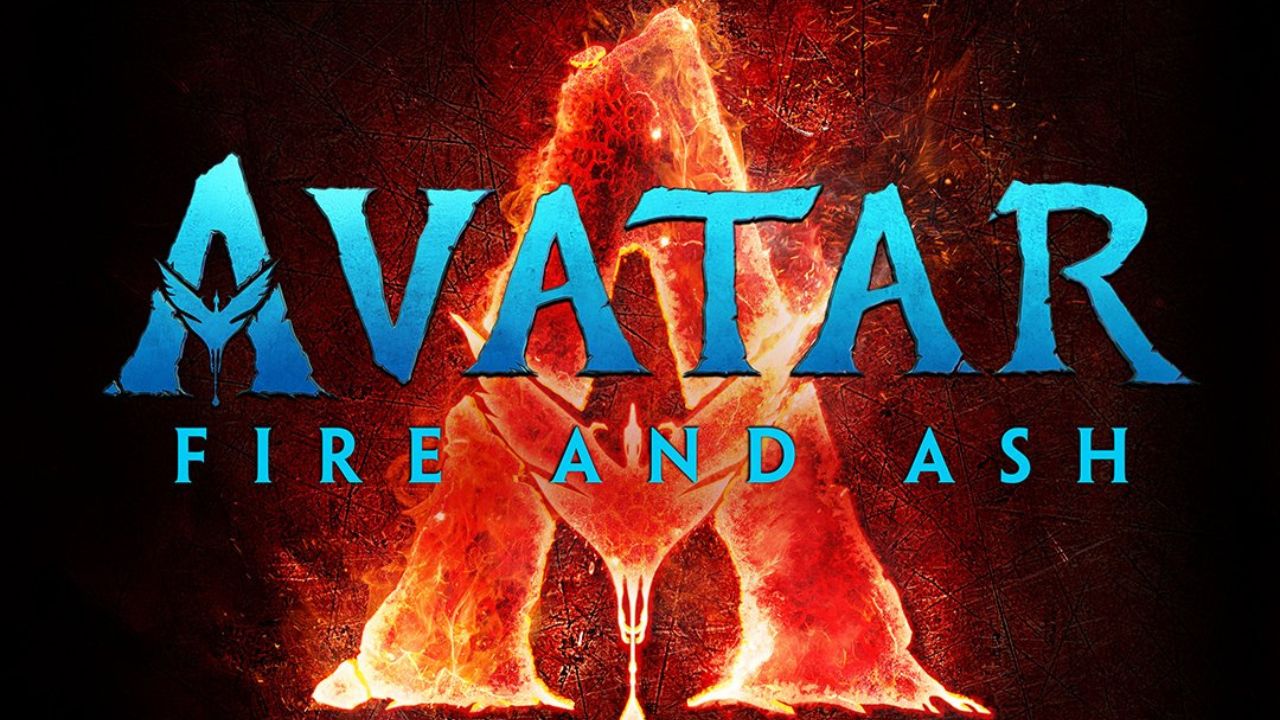 O logotipo do Avatar Fire and Ash.