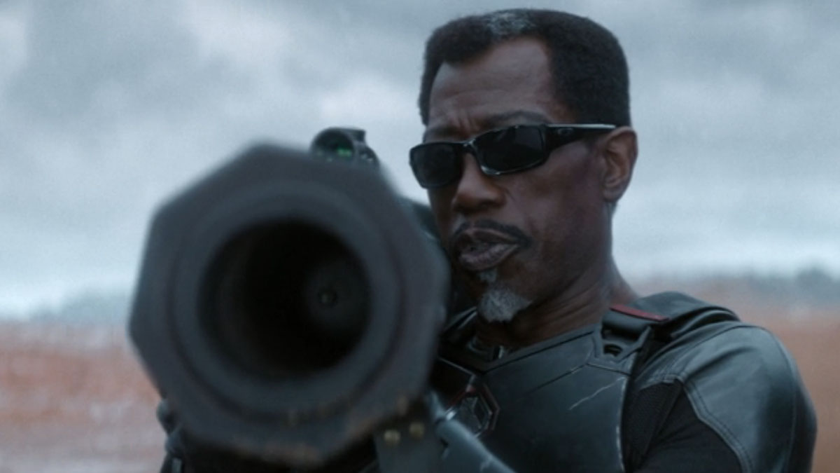 Wesley Snipes como Blade em Deadpool e Wolverine.