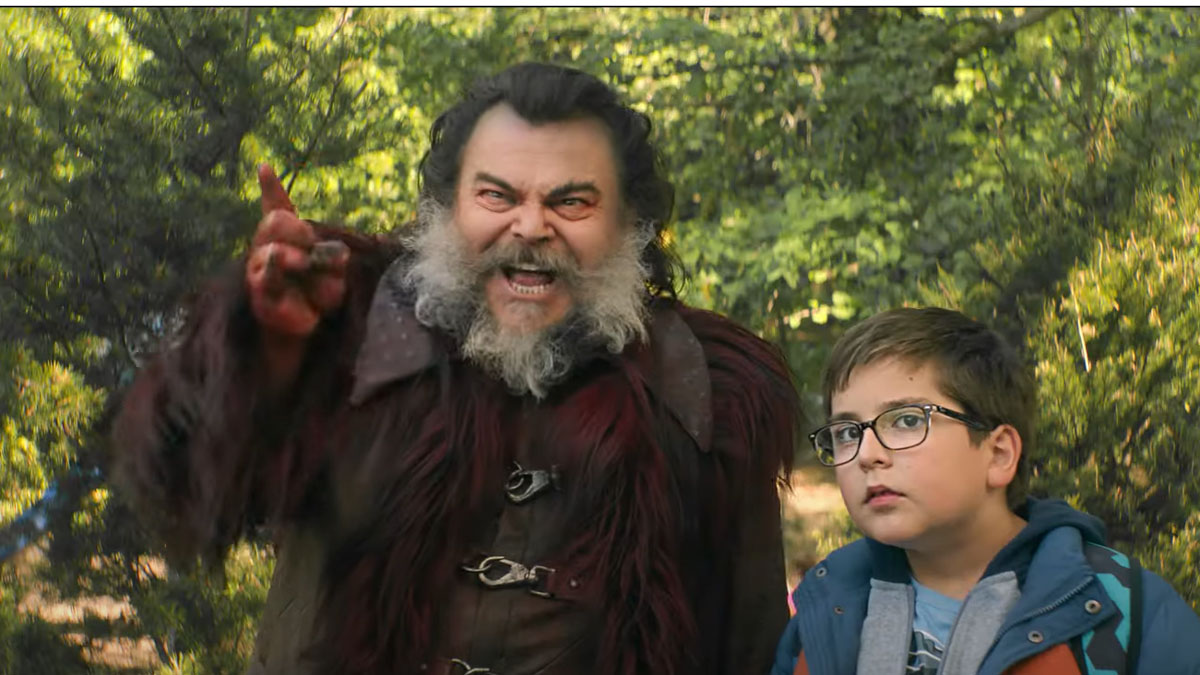 Jack Black and Robert Timothy Smith in Dear Santa.