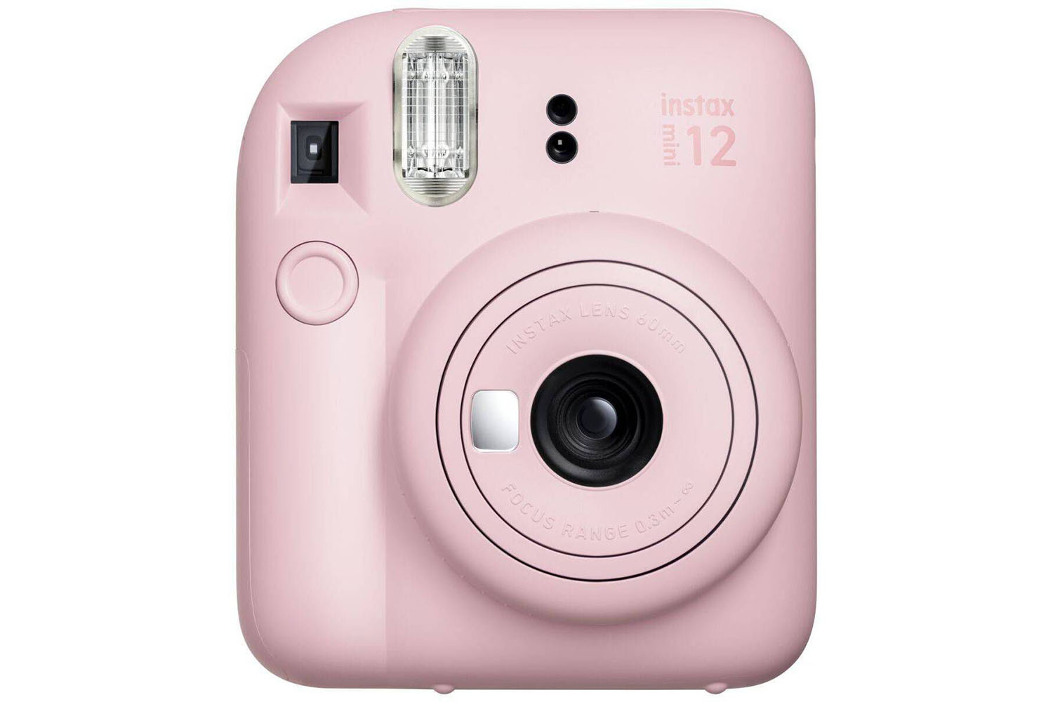 Le Fujifilm Instax Mini 12 sur fond blanc.