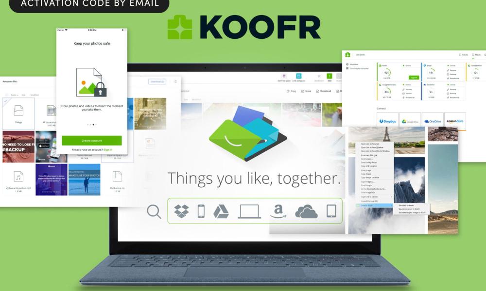 Koofr cloud storage service hero