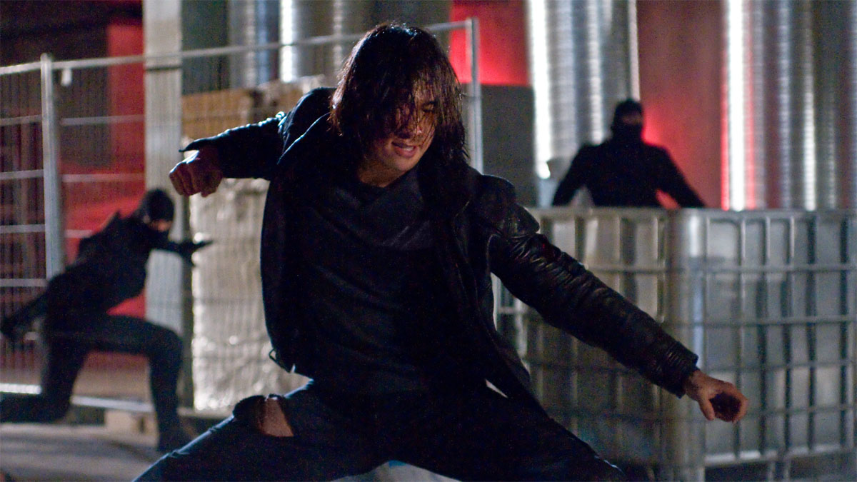 Chuva em Ninja Assassin.