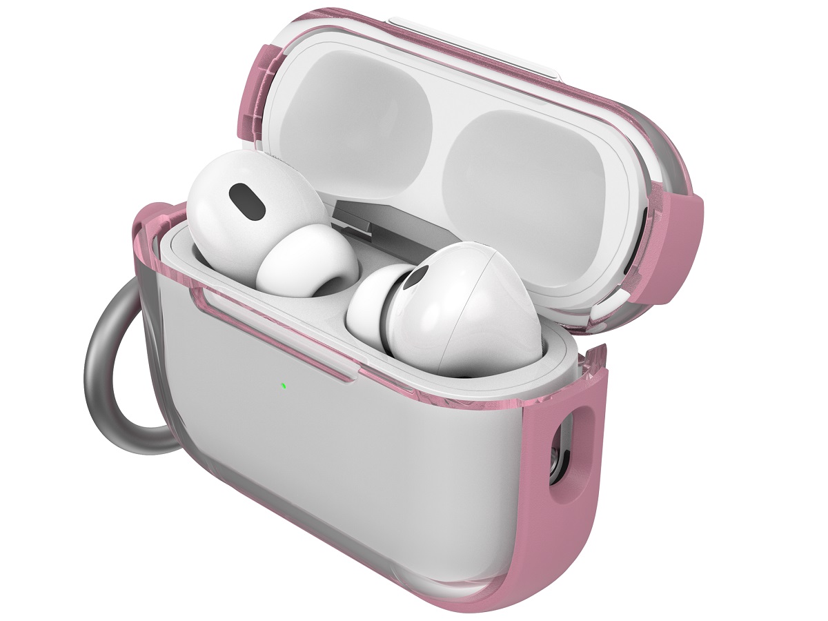 La série Otterbox Lumen pour Apple AirPods Pro 2 sur fond blanc.